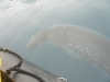 Leopard Seal checking out our zodiac